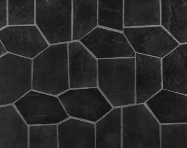 Ebony on mesh crazy paving tiles and pavers outdoor tiles outdoor pavers dark tiles black tiles